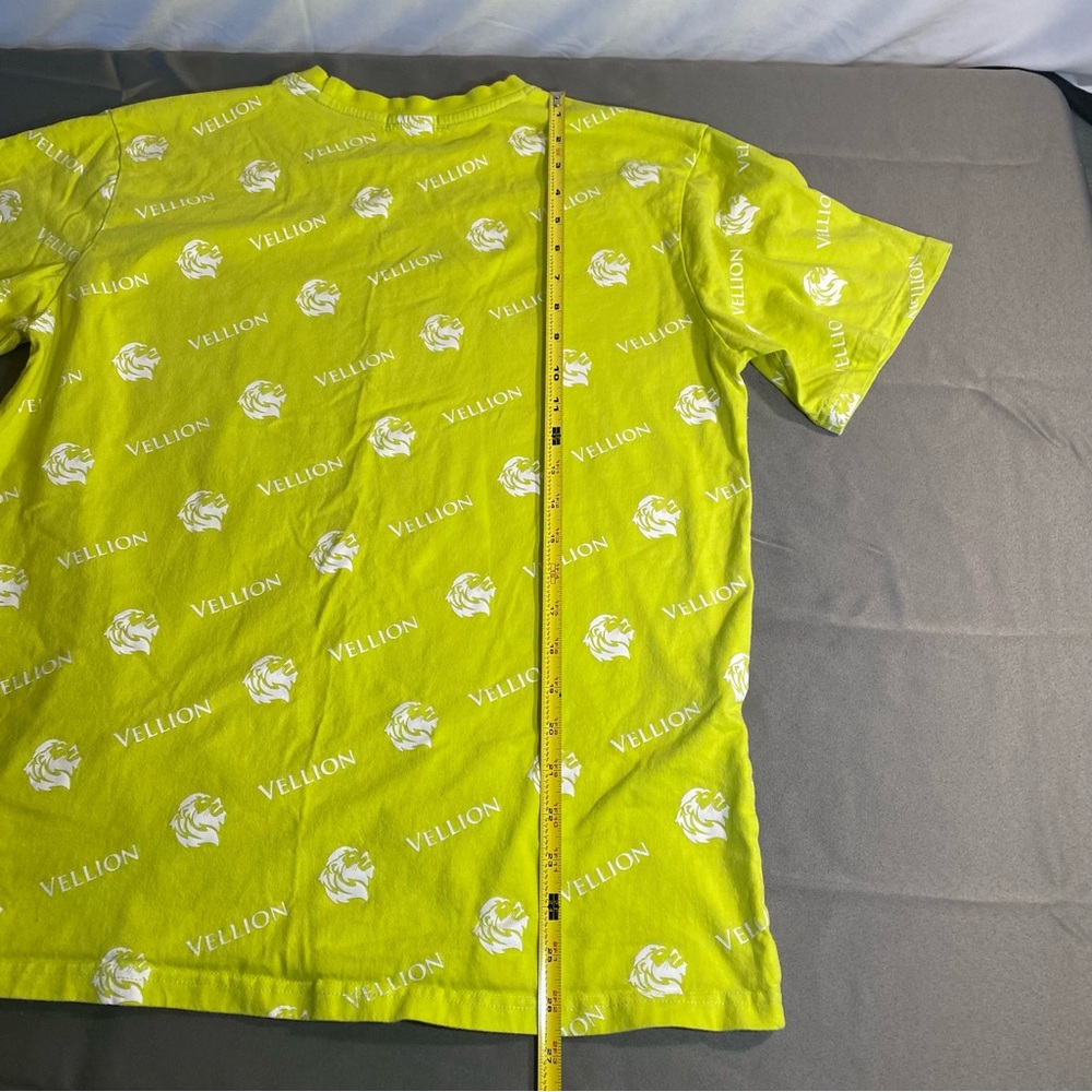 VELLION women’s short sleeve T-shirt, size extra large with graphics neon green - Picture 3 of 7